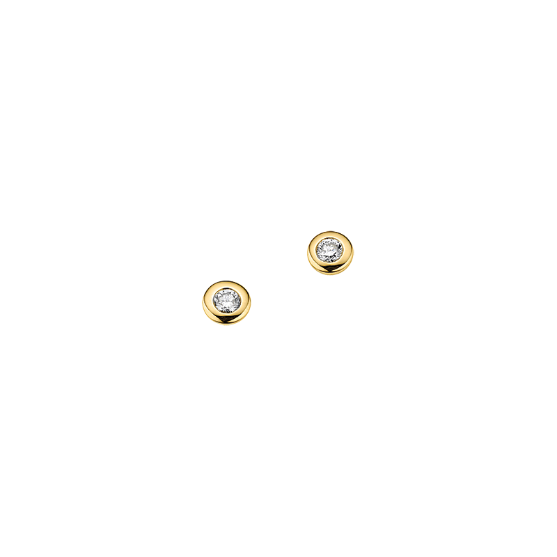 Ohrstecker 585/- Gelbgold Brillant 0,06 ct.