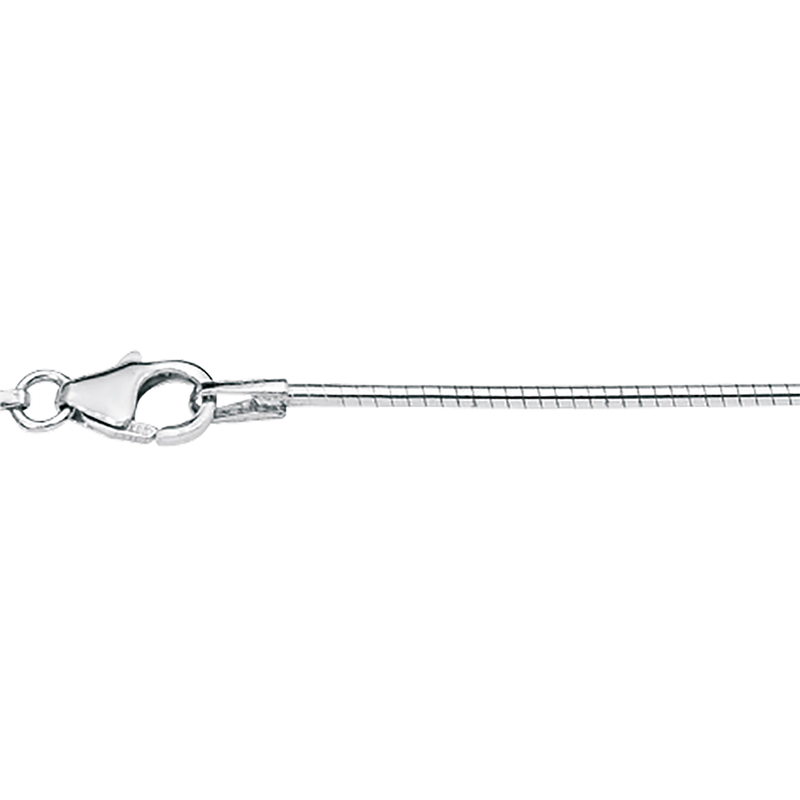 Halsreif 585/- Weißgold 42 cm