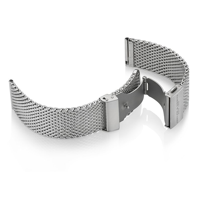 Edelstahlarmband Milanaise 22 mm