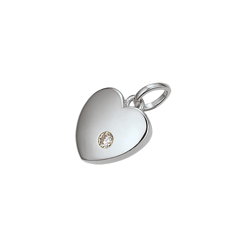 Anhänger 925/- Silber goldplattiert Zirkonia