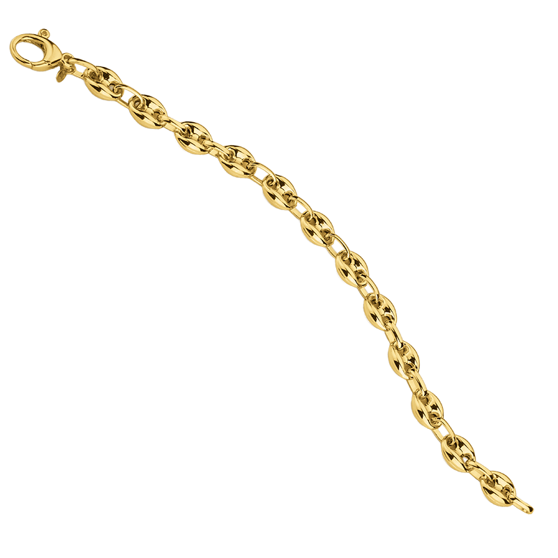 Armband 925/- Silber goldlplattiert 20 cm