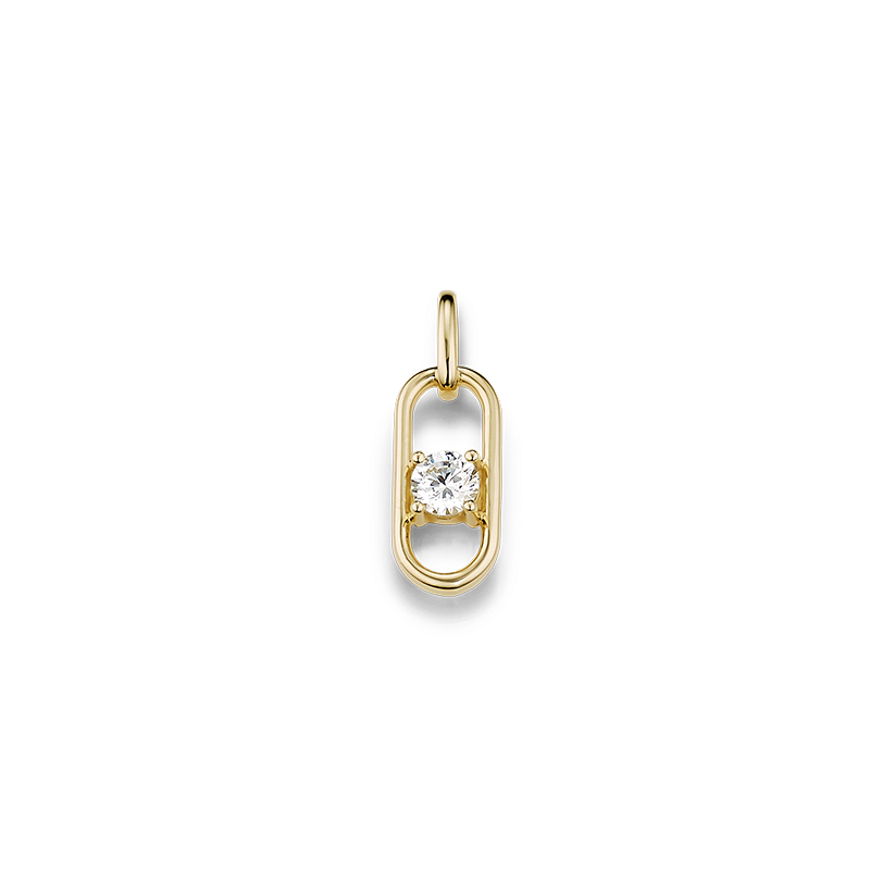 Anhänger 333/- Gelbgold Zirkonia