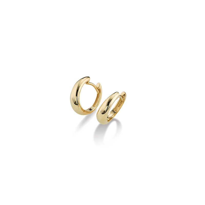Scharniercreolen 333/- Gelbgold