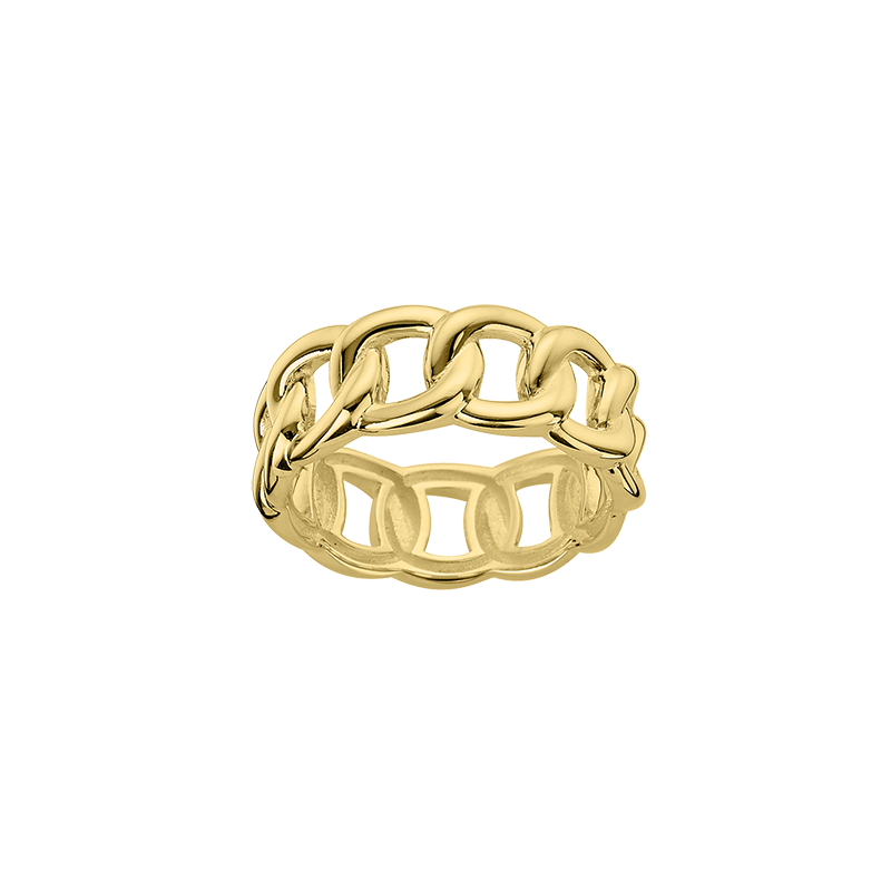 Damenring 925/- Silber goldplattiert