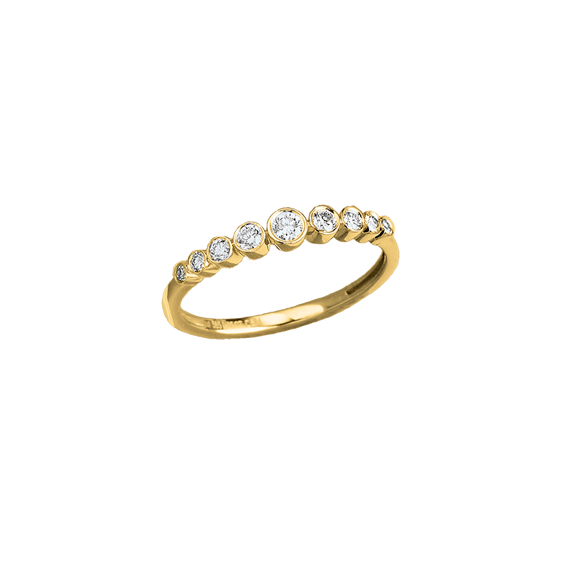 Damenring 585/- Gelbgold Brillant 0,25 ct.