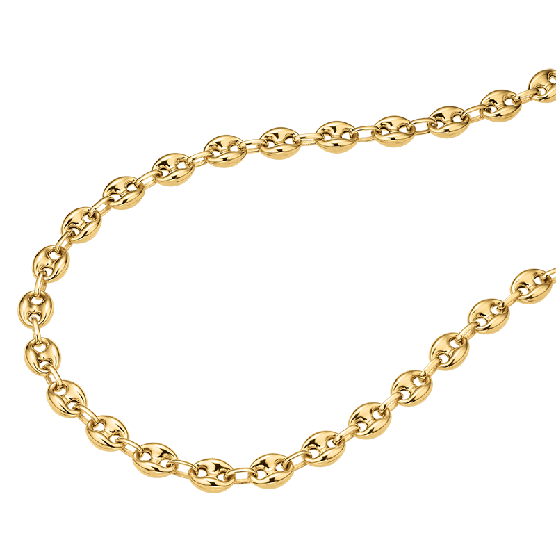 Damencollier 925/- Silber goldplattiert 45 cm