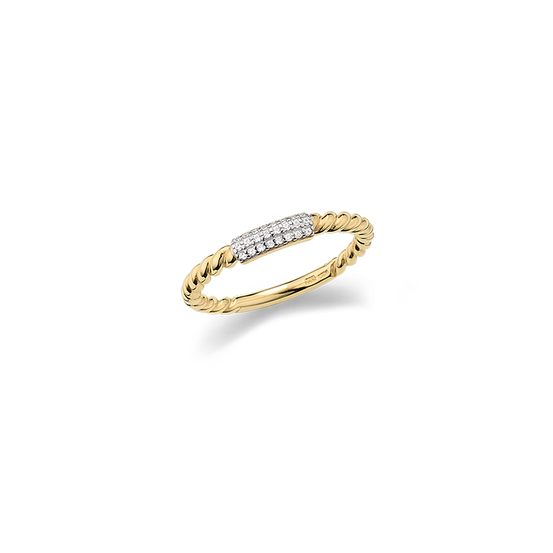 Damenring  333/- Gelbgold Zirkonia