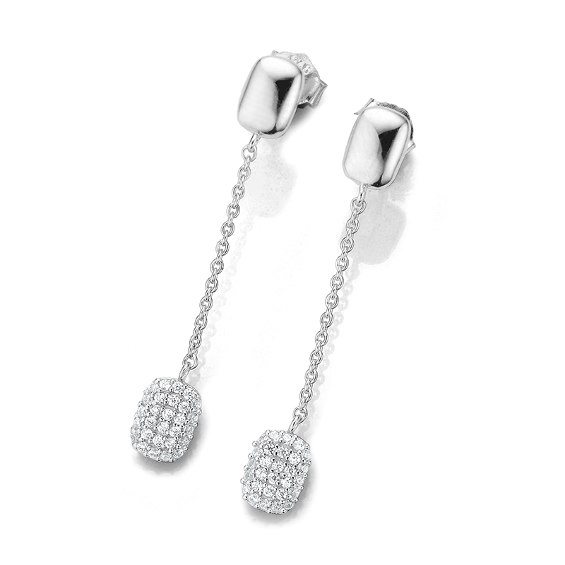 Ohrhänger 925/- Silber Zirkonia