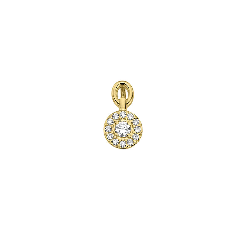 Anhänger 333/- Gelbgold Zirkonia