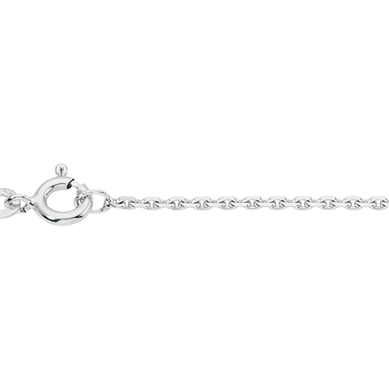 Kette 585/- Weißgold 42 cm