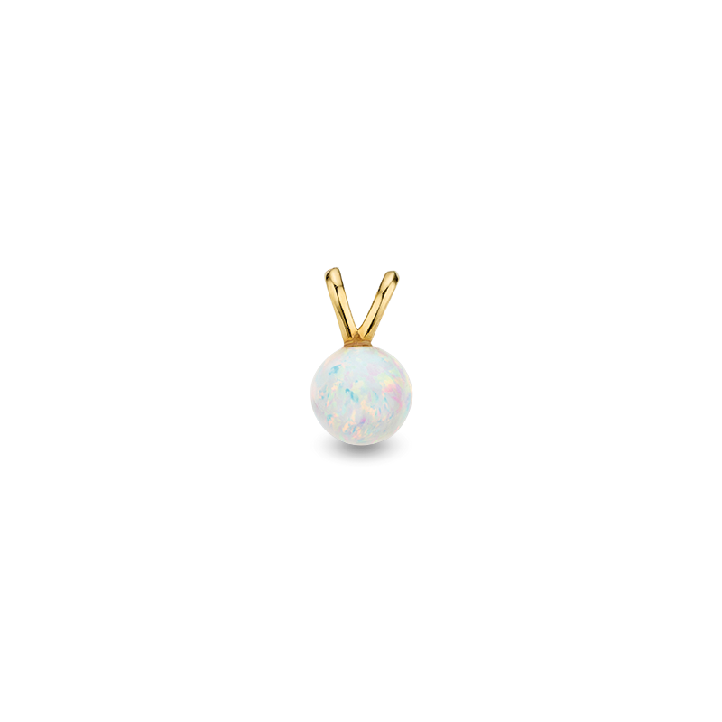Anhänger 333/- Gelbgold synthetischer Opal