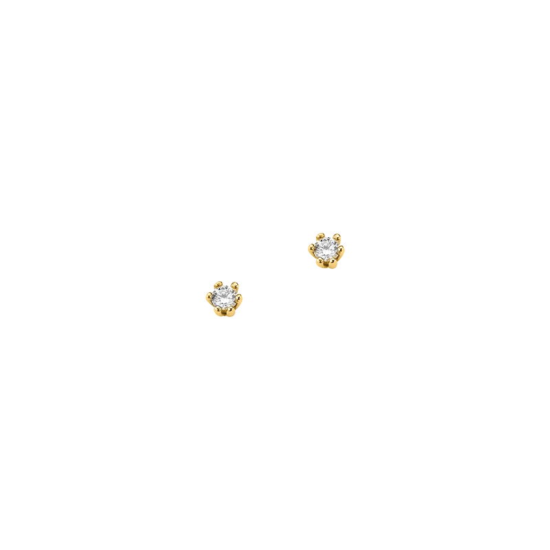 Ohrstecker 585/- Gelbgold Brillant 0,06 ct.