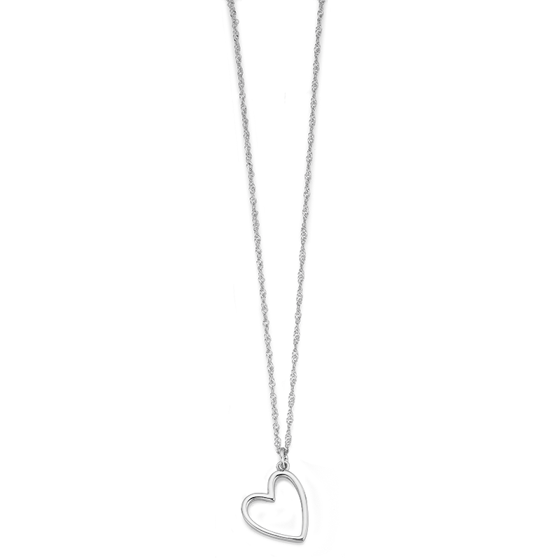 Collier mit Behang 925/- Silber 42 + 3 cm