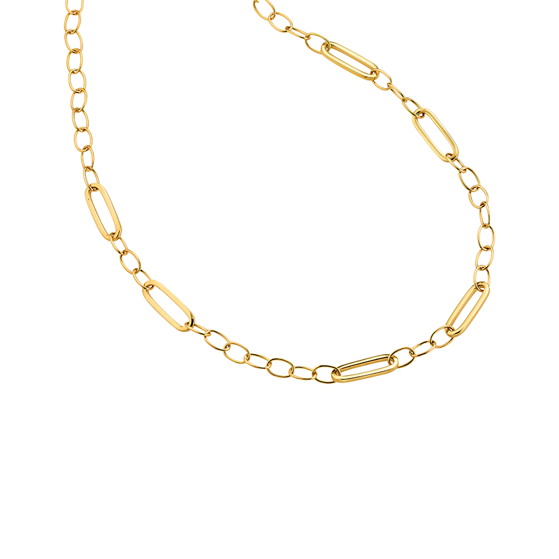 Damencollier 585/- Gelbgold 45 cm