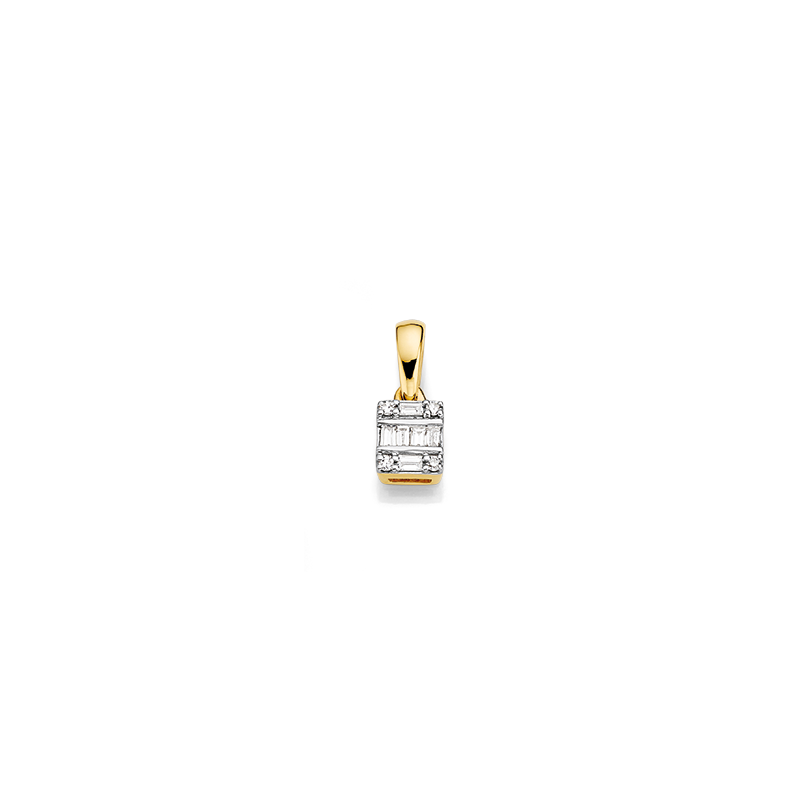 Anhänger 585/- Gelbgold Diamant 0,06 ct.