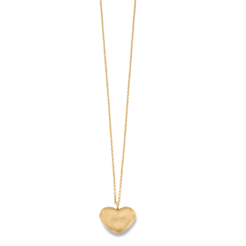 Collier mit Behang 585/- Gelbgold 42 + 3 cm